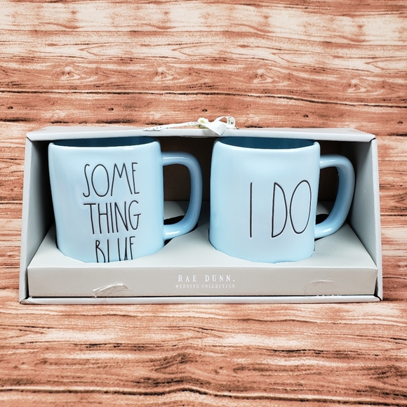 Rae Dunn Other - Rae Dunn Something Blue and I Do Mugs
